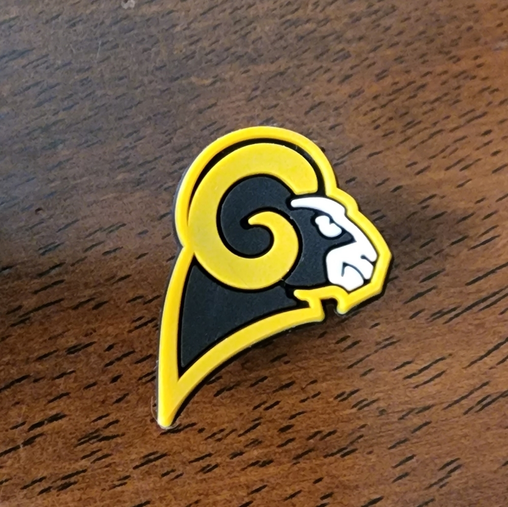 Los Angeles Rams (old logo) NFL Croc Charm Jibbitz Men Women Kids NEW